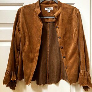 Suede Button Up from Coldwater Creek